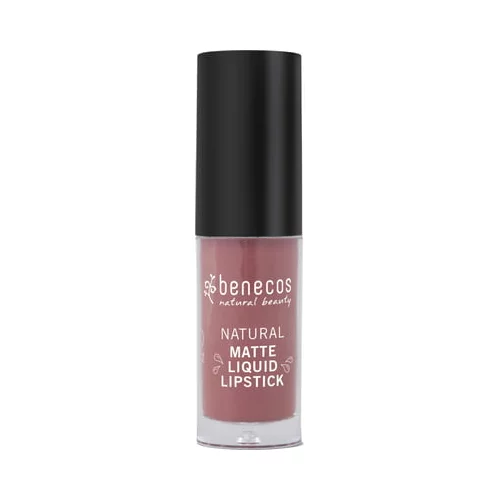 Benecos Natural Matte Liquid Lipstick - Rosewood romance