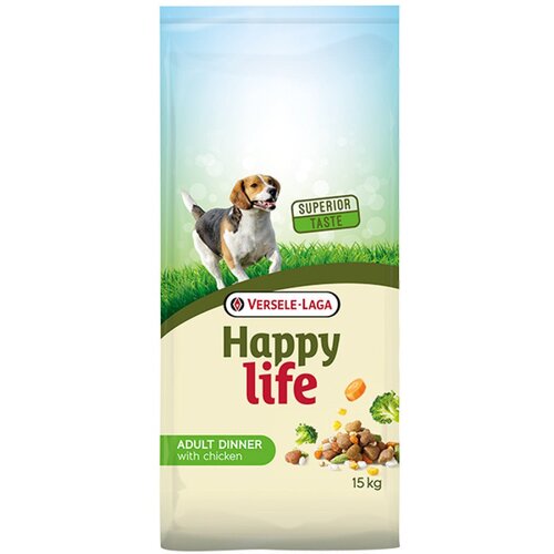 Versele-laga Happy Life Adult Chicken Diner 15kg - Hrana za Pse sa Piletinom Cene