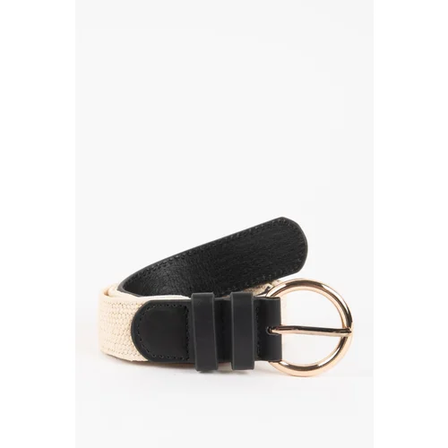 Defacto Women's Straw Braid Belt