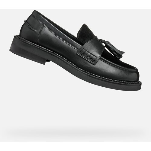 Geox Black women's moccasins Serilda - Women's Cene