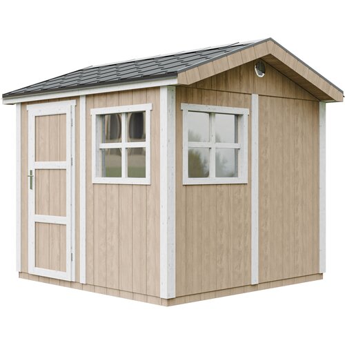 Timbela Vrtna hi&scaron;ica vrhunske kakovosti 5,9 m&sup2; - V252x250x294 cm - s tlemi in bitumenskimi plo&scaron;čicami - M913-TERRA BROWN, (5000117245) Cene
