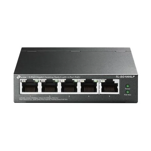  5-Port Gigabit Desktop SwitchPORT: 5× Gigabit PortsSPEC: Desktop Steel Case, Wall MountingFEATURE: Plug and Play, Power Saving,