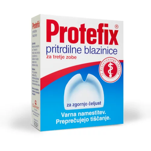  Protefix, pritrdilne blazinice za zgornjo čeljust