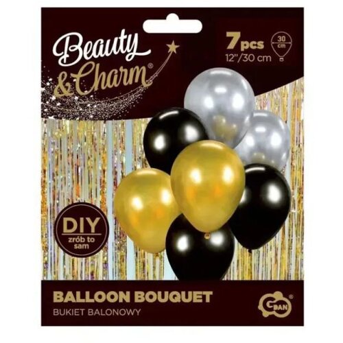  Beauty&Charm: Set balonov - zlato - črno - srebrno - 7 kosov Cene