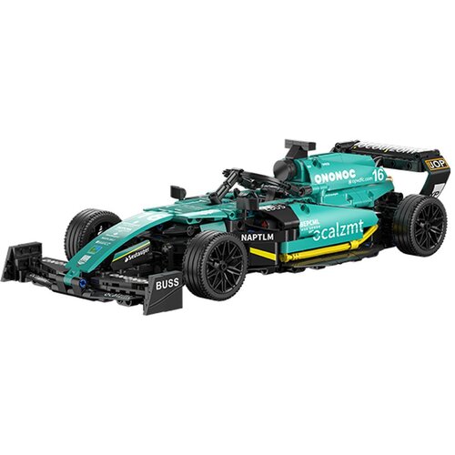  Tehnički blokovi 2 u 1 Formula 1 trkaći automobil helikopter 736 kom naljepnica ZA5730 Slike