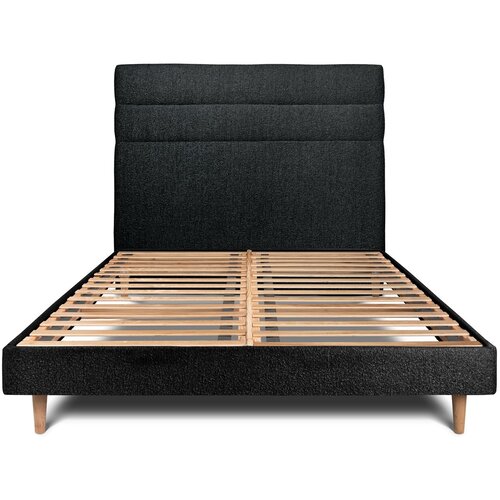 Sommeil de plomb 150x190 cm postelja z linijskim vzglavjem - Blago Oblazinjena kodrasti učinek, (21612686) Cene