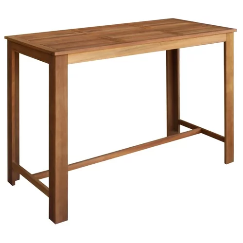  Barska miza iz trdnega akacijevega lesa 150x70x105 cm