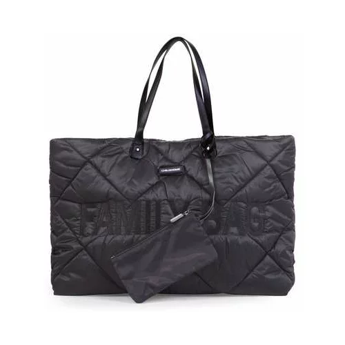 Childhome Torba Family Bag Nursery Bag - Puffered - Black