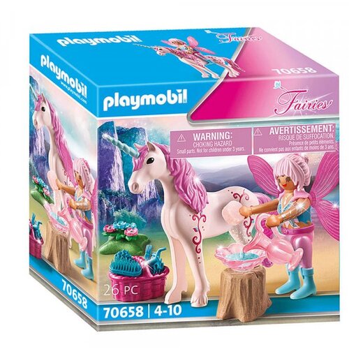 Playmobil fairies vila neguje jednoroga Slike