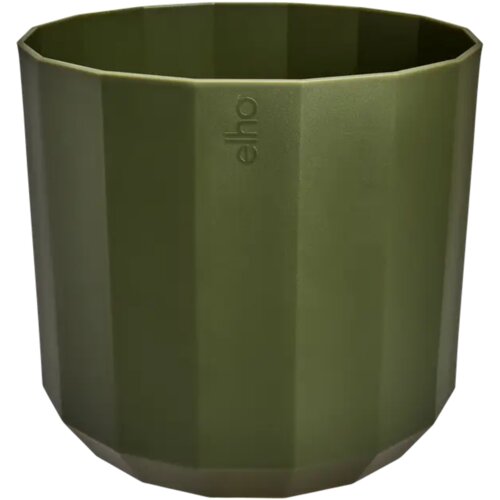 ELHO okrogel cvetlični lonec facet 35 cm - gozdno zelena Cene