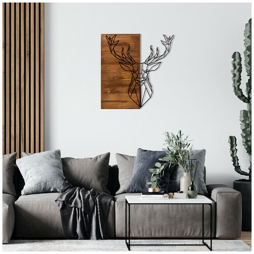 Wallity dekorativni drveni zidni ukras Deer1 Cene
