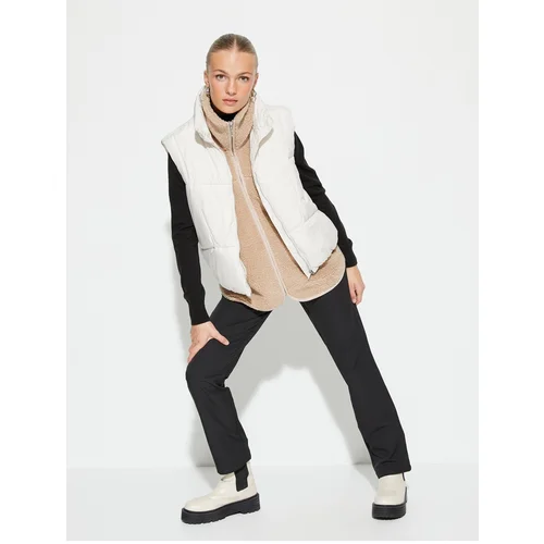 Koton Puffer Vest High Neck Zippered Pocket