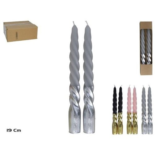  SPIRALNA SVIJEĆA SET 2/1 19CM Slike