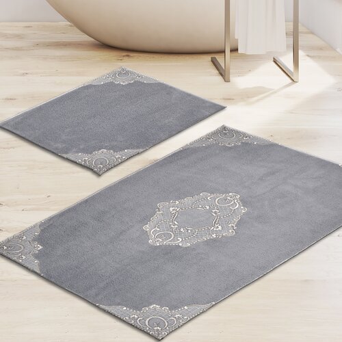 Lessentiel Maison Set od 2 kupaonska tepiha siva Cijene