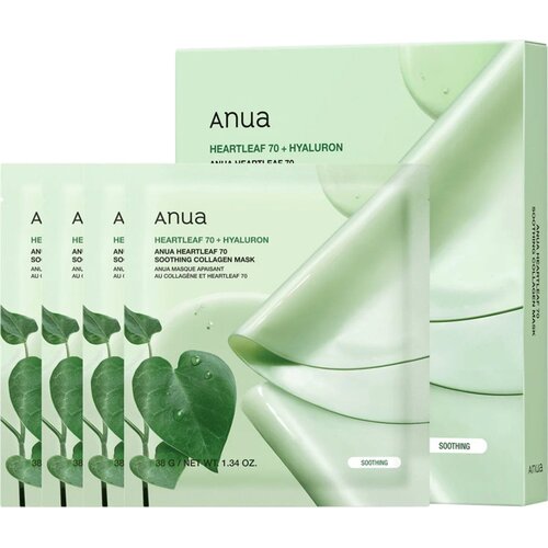 Anua Heartleaf 70 Soothing Collagen Mask - 4 k. Slike