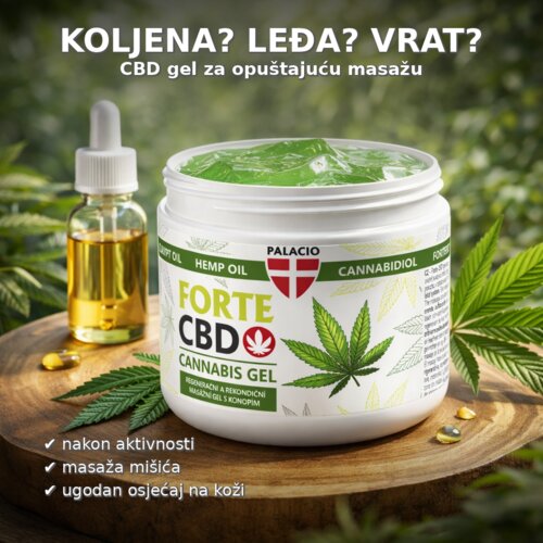  Forte CBD masažni gel 600ml. Cene