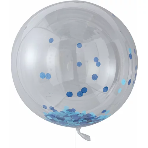 Ginger Ray® veliki baloni s konfetima blue