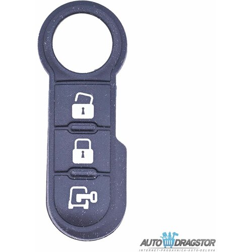 888 Car Accessories gumeno dugme kućišta ključa sa 3 dugmeta za fiat F49-AP000 Slike