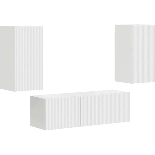  Visoki sjaj bijela 60 x 31 x 29 5 cm Slike