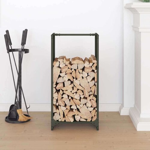  Stalak za drva 40x30x80 cm hladno valjani čelik Slike