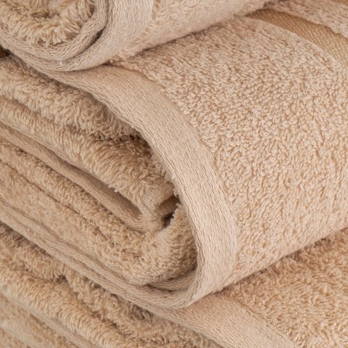 Casa Selecci&amp;oacute;n Bež frotirna bombažna brisača 30x50 cm Simple &amp;ndash; Slike