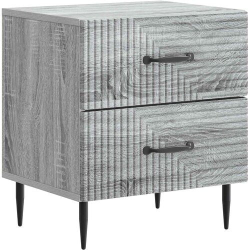  Noćni ormar Siva sonoma 43 x 34,5 x 47,5 cm Konstruirano drvo Cene