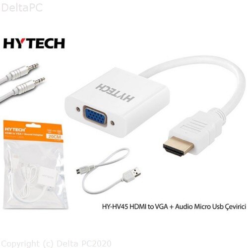 Hytech HY-HV45 HDMI na VGA + Audio Slike