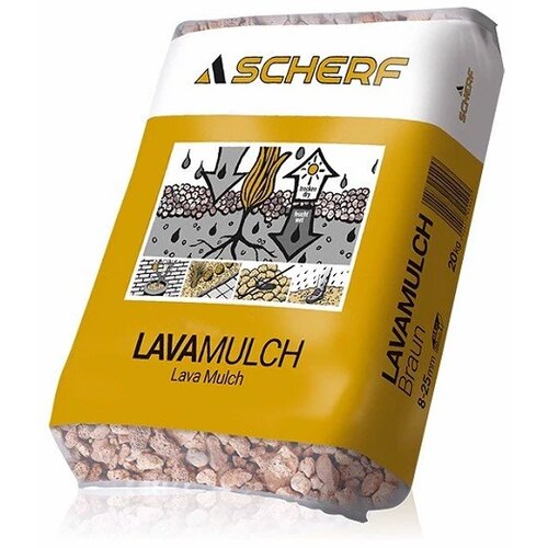 Scherf Dekorativni kamen Lava Manč, 8-25 mm, 20kg, Crveni Cene