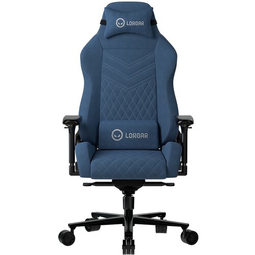 Lorgar ace 422, gaming chair, anti-stain durable fabric, 1.8 mm metal frame, multiblock mechanism, 4D armrests, 5 star aluminium base, Class-4 gas lift, 75mm pu casters, blue LRG-CHR422BL Slike