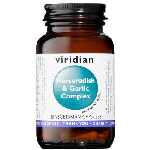 Viridian Nutrition Hren in česen kompleks Viridian (30 kapsul) Slike