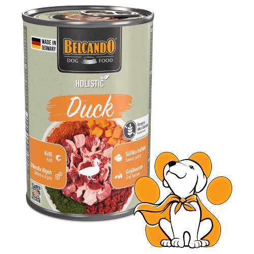 Belcando Holistic Duck 400g, Vlažna Hrana Bogata Aromatičnom Pačetinom Cene
