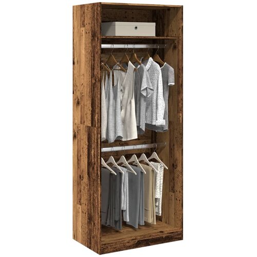 vidaXL Ormar boja staro drvo 80 x 50 x 200 cm od konstruiranog drva Cijene