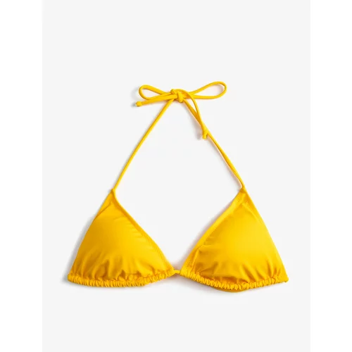 Koton Triangle Bikini Top Halter Covered