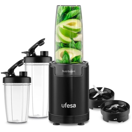 Ufesa blender Nutriboom/sivi/3 posude/snaga 900W Cene