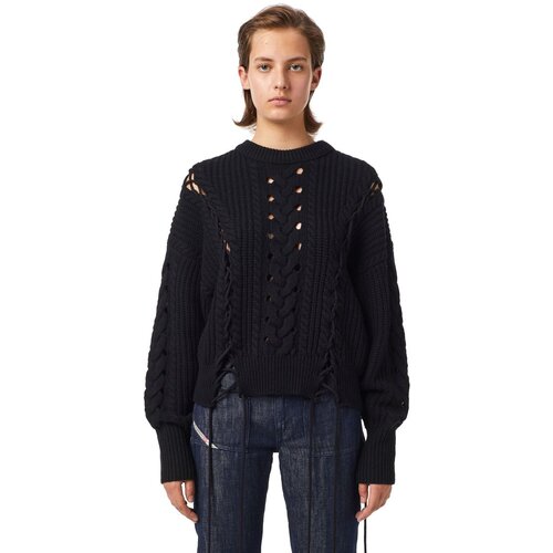 Diesel Sweater - M-NEBRASKA KNITWEAR black Slike