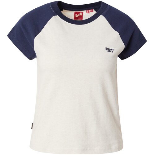 Superdry Majica 'Essential' ecru / mornarska Cene