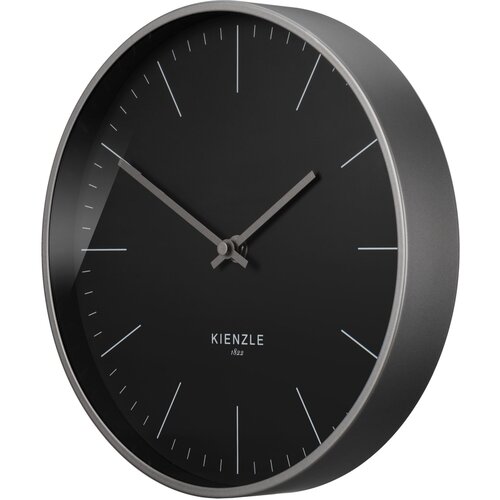 KIENZLE DCF Funk-Wanduhr Modern Anthrazit, 25 cm Slike