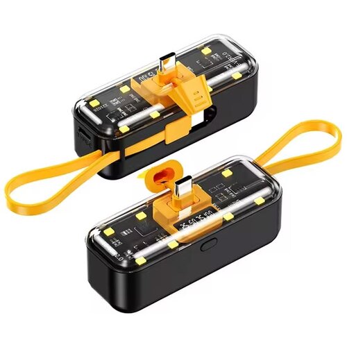 Oxpower Power bank prenosiva baterija privezak 5000mAh Type C crna Cene