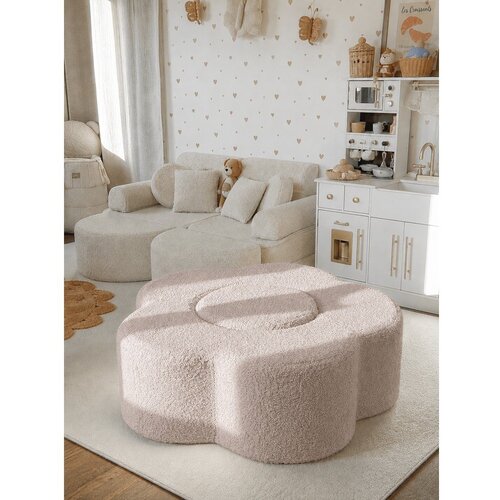 MeowBaby Svijetlo sivi set mekanih igrački od pjene 3 kom od boucle tkanine visina 27 cm 88x90 cm &ndash; Cijene