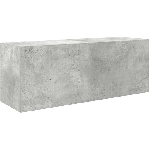 Maison Chic Kopalni&amp;scaron;ka stenska omarica - Kopalni&amp;scaron;ke omarica betonsko siv 80x25x30 cm inž. les iu622, (22063979) Slike