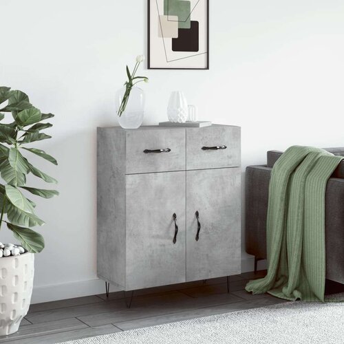  Komoda siva boja betona 69 5x34x90 cm od konstruiranog drva Cijene