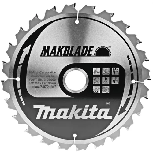 Makita žagin list TCT MAKBlade, 250x30 mm, 60z, B-09008