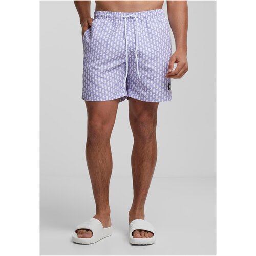 Urban Classics Men's Pattern lilac swimwear with pattern Cene