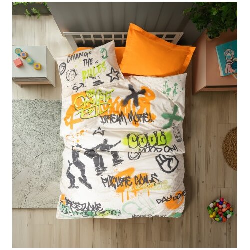 Dekordom Posteljina cb simple set single - girls&boys - graffiti ( 025040 ) Cene