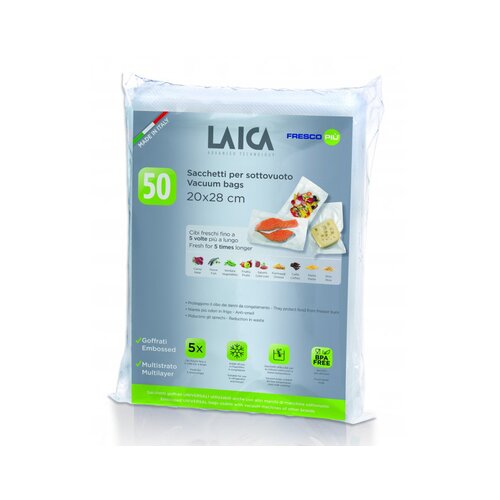 Laica paket 50 vrečk za vakumiranje 8013240401133 VT3504 - 20x28 cm Cene