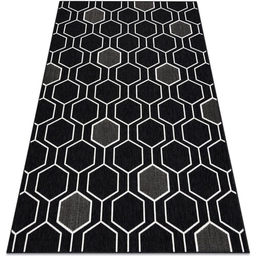 RugsX Preproge Preproga SPRING 20404993 Hexagon niz, zanka - 140x200 cm Črna Cene