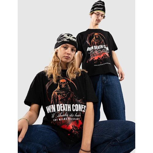 Any Means Necessary When Death Comes T-shirt black Cene