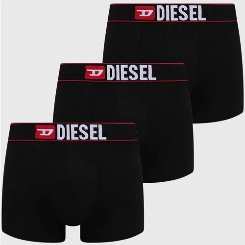 Diesel Bokserice 3-pack za muškarce, boja: crna