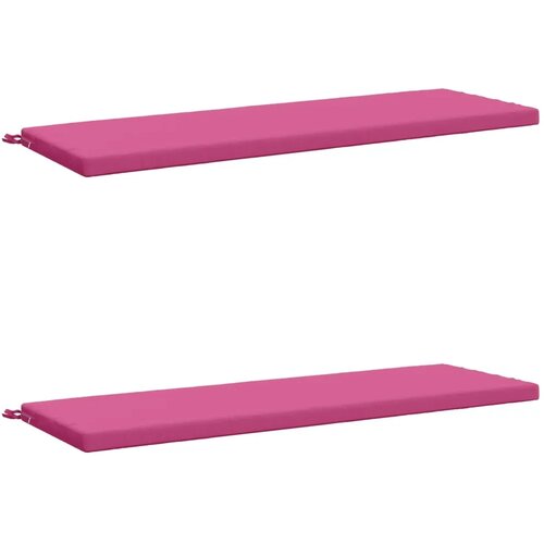  Jastučići za klupe - 2 dijela SOEST 2 kom. 100% poliester - Ružičasta 140 x 50 x 5 cm Poliester Cijene