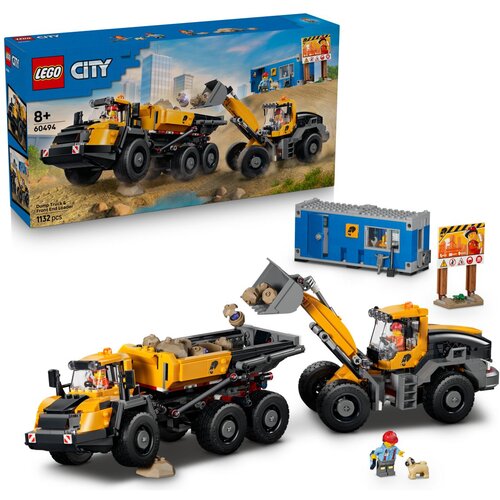 Lego LEGO&reg; City - Kamion i bager s prednjim utovarivačem (60494) Cijene